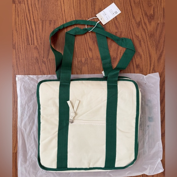 HALARA Pickleball Cream and Green Tote Bag NWT - Picture 5 of 10